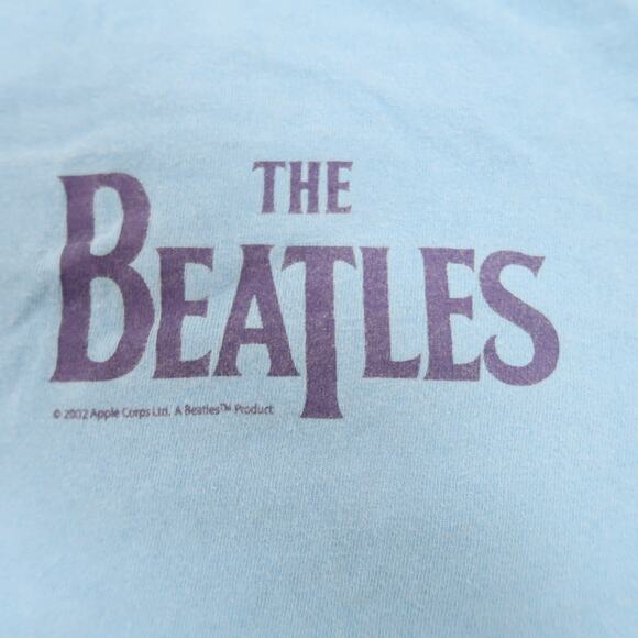 Vintage Y2K Cygnus The Beatles blue graphic band t-shirt Small - Picture 6 of 6